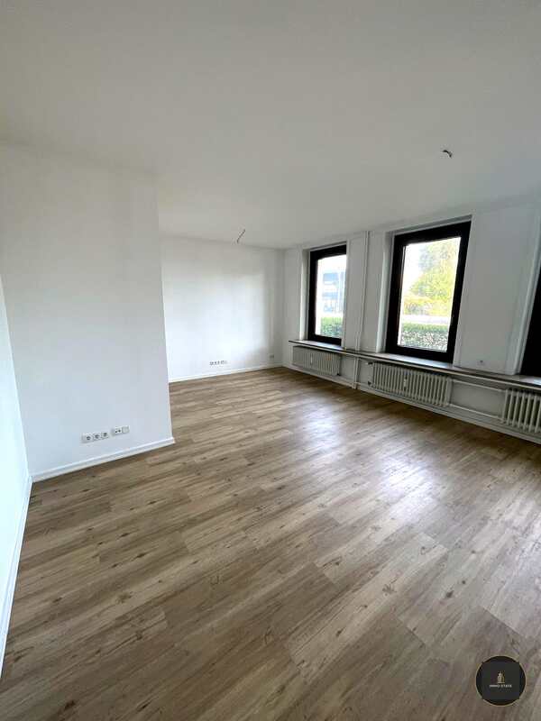 Musteraufnahme der bereits vermieteten Erdgeschosswohnung OSS19: helles Wohnzimmer; nicht die angebotene Wohnung im 1. Obergeschoss.