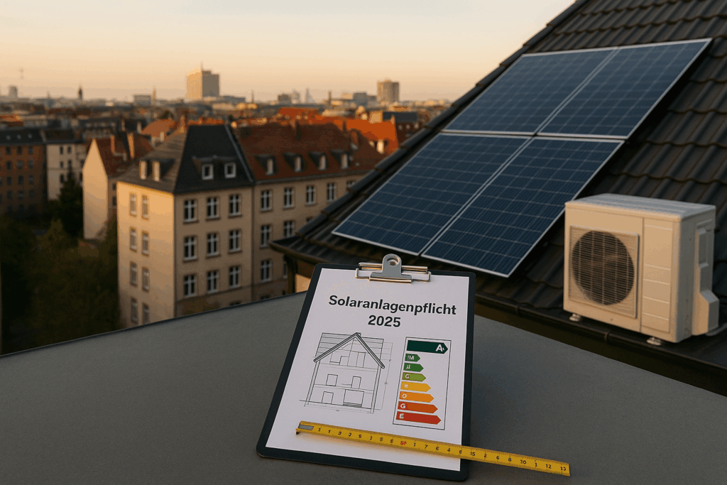 Solaranlagenpflicht & Energie-/Heizregelungen 2025